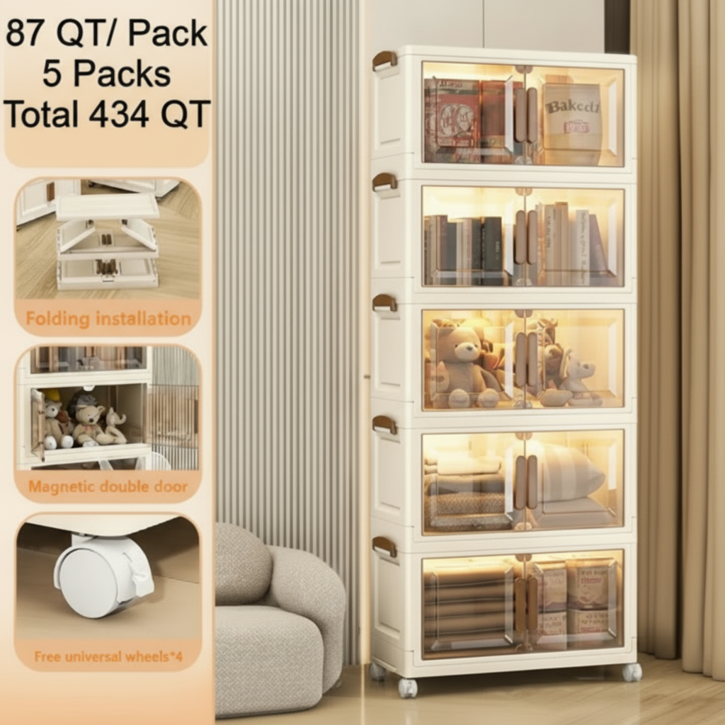 Home Smart Multi-Purpose Foldable Storage Cabinet