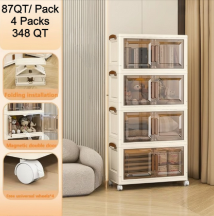 Home Smart Multi-Purpose Foldable Storage Cabinet