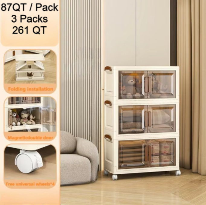 Home Smart Multi-Purpose Foldable Storage Cabinet