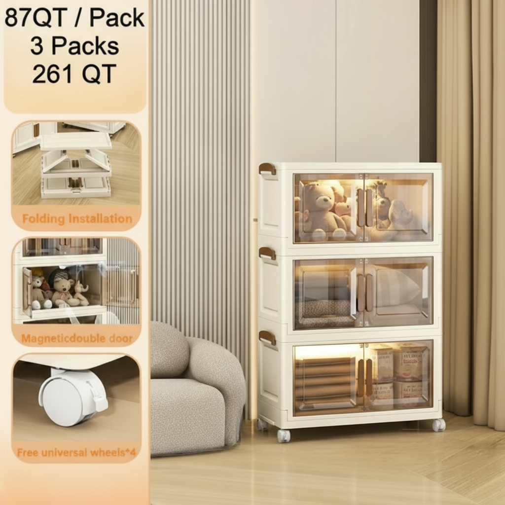 Home Smart Multi-Purpose Foldable Storage Cabinet