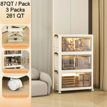 Home Smart Multi-Purpose Foldable Storage Cabinet