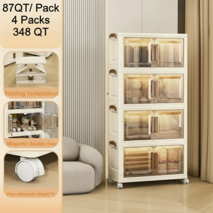 Home Smart Multi-Purpose Foldable Storage Cabinet