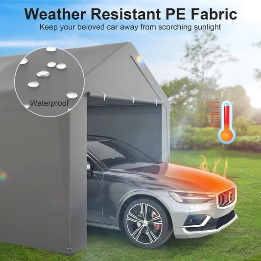 Carpot Canopy 10x20 Heavy Duty With Waterproof UV Resistant Removable Sidewalls